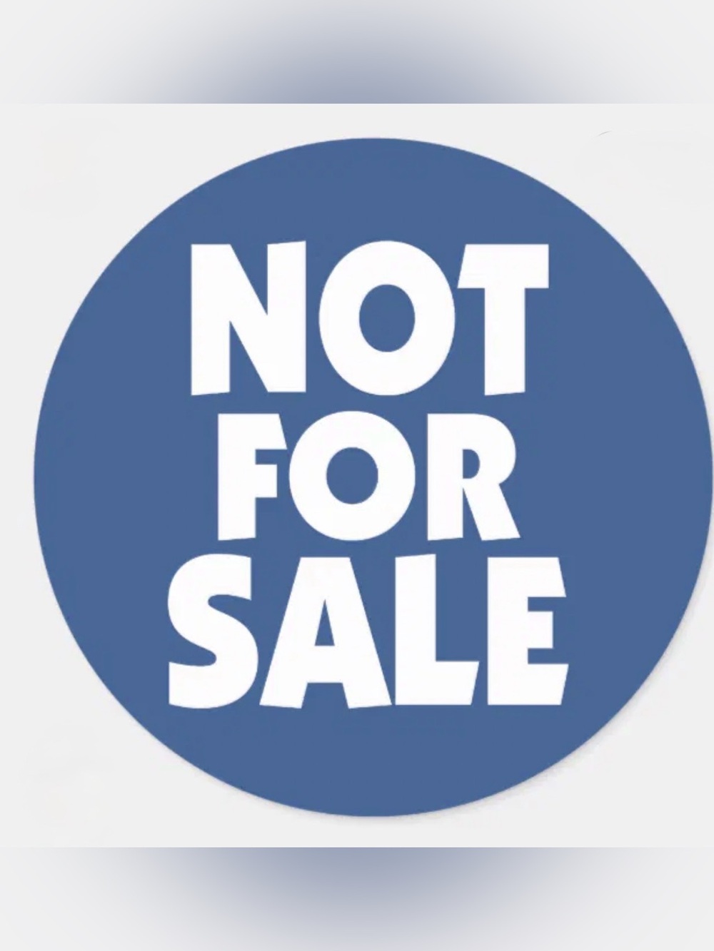 NOT FOR SALE/UNAVAILABLE